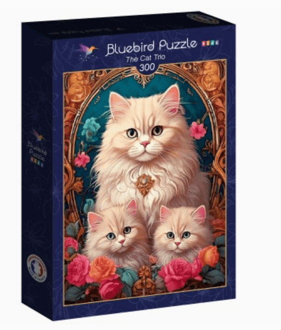 Hovedbilde Bluebird Puzzle – Trio of Cats 300 brikker