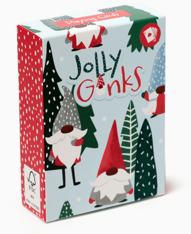 Julekortstokk med nissedesign