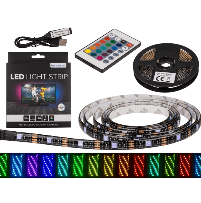 Hovedbilde LysBånd RGB – USB LED Stripelys